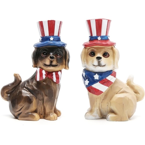 Hodao Patriotic Animal Decorations Stars and Stripes Dogs Gifts new with box - Picture 6 of 12